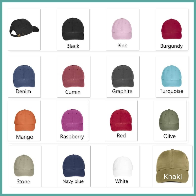 Unstructured six panel dad cap Machine Embroidered Baseball cap Croissant Adjustable Brass Buckle in back