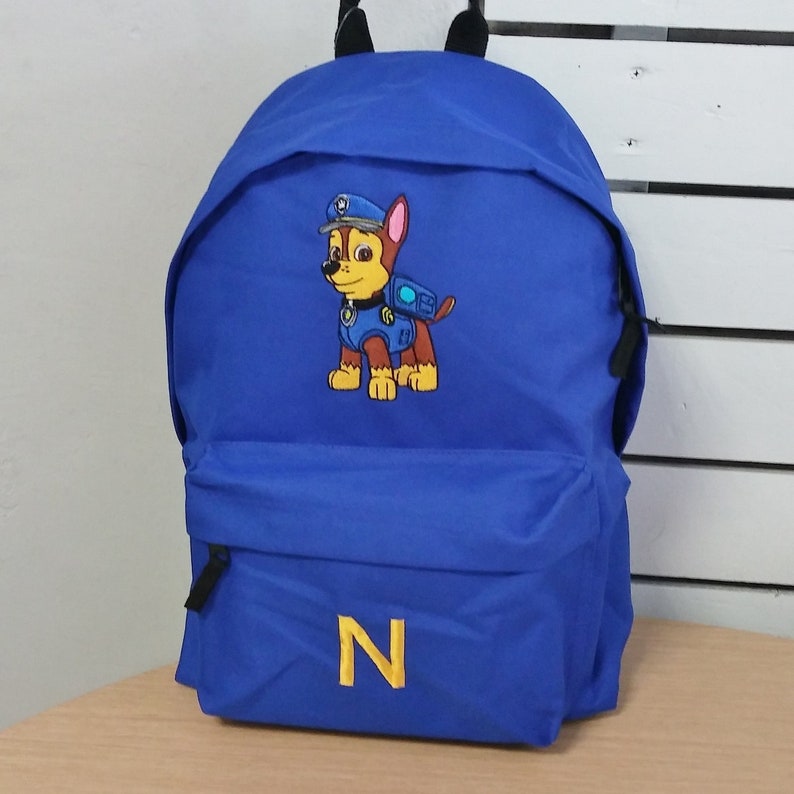 LITTLE MONKEY Any Name Gift NEW PERSONALISED BOYS BACKPACK BAG RUCKSACK