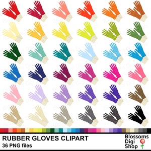 Rubber gloves clip art, sticker clipart, cleaning graphic, chores png, home element, laundry room, wash day, vintage icon, commercial use