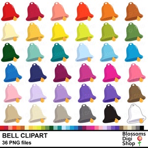 Clipart cloche, clipart autocollant, couleurs de l'arc-en-ciel, graphique de l'école, élément pompier, cloche à incendie, icône de l'enseignant, multicolore, usage commercial