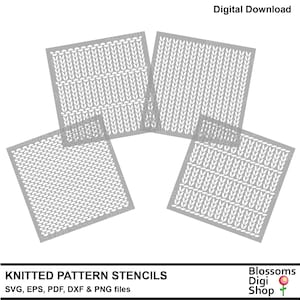 Strickmuster Schablonen, Strickmuster, Wolle svg, cut Datei, dxf Datei, Rapport, kommerzielle Nutzung