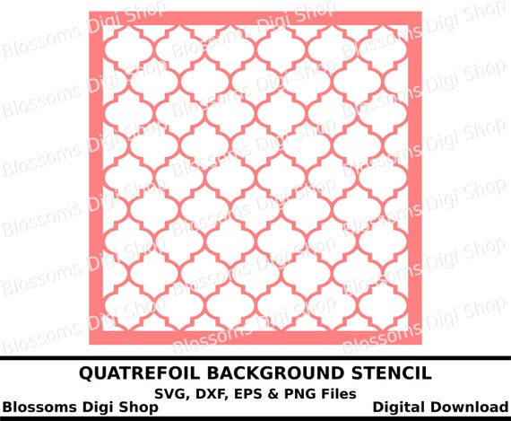 Quatrefoil Svg Digital Download Lattice Svg Morocco Etsy