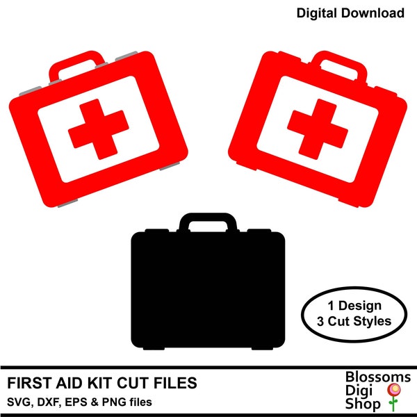 First Aid kit, svg cut files, medical vector, hospital graphic, emergency element, medicine bag, scrapbook png, commercial use