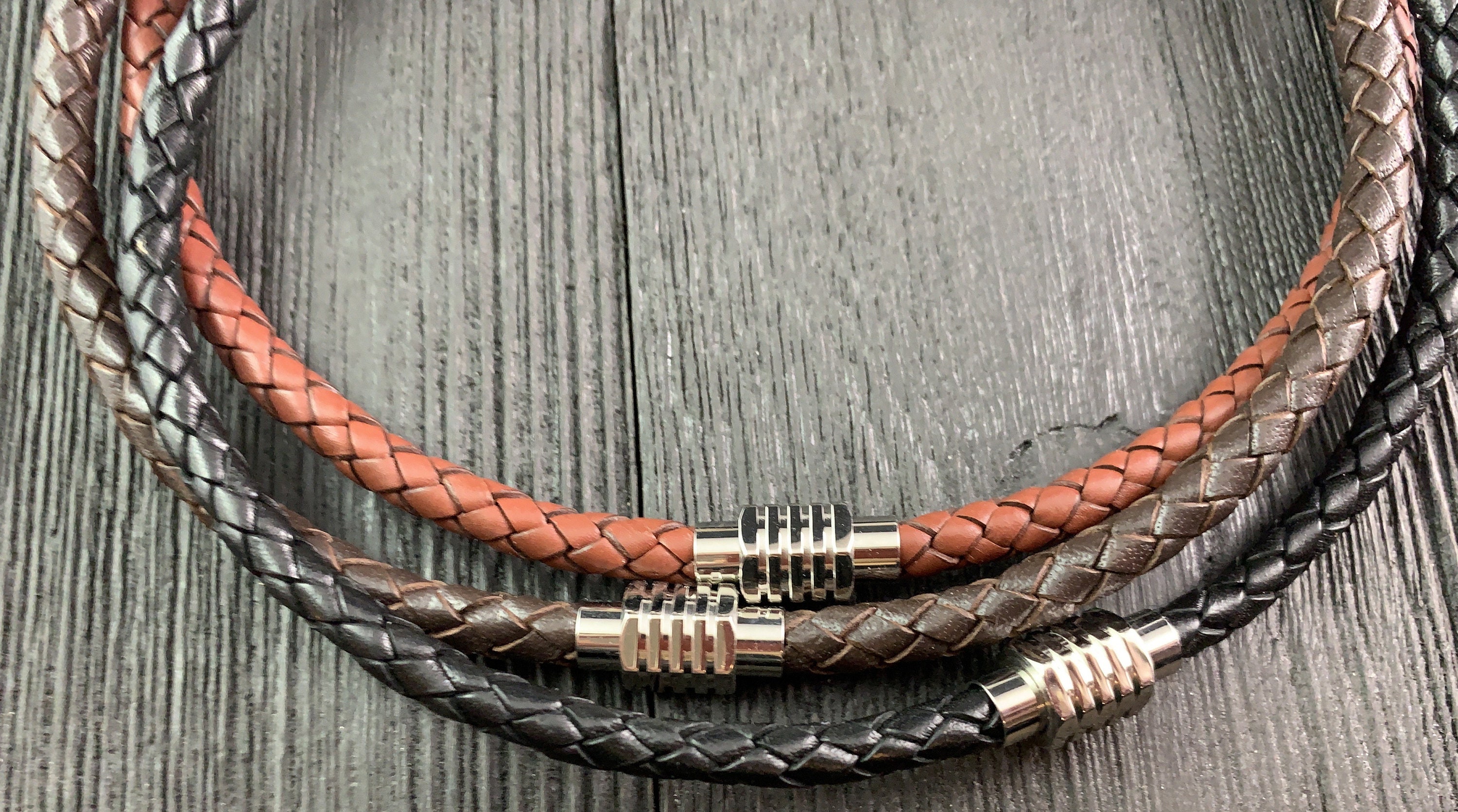 Lederen Ketting met Munt met Doodshoofd | Op voorraad | Collin Rowe