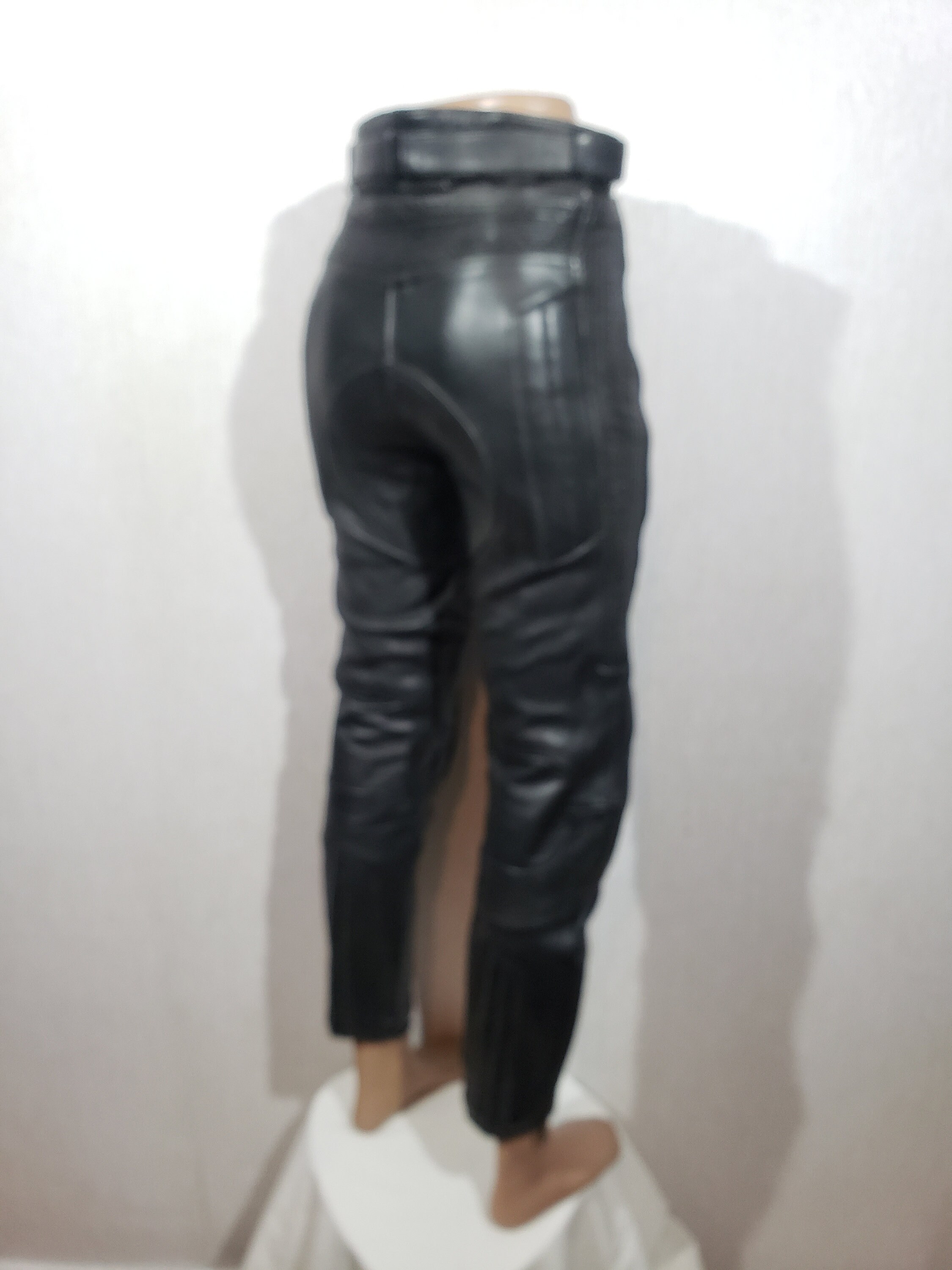 Gorgeous Black Leather Biker Pants for Women. Black Leather Pants Are  Reliable. 
