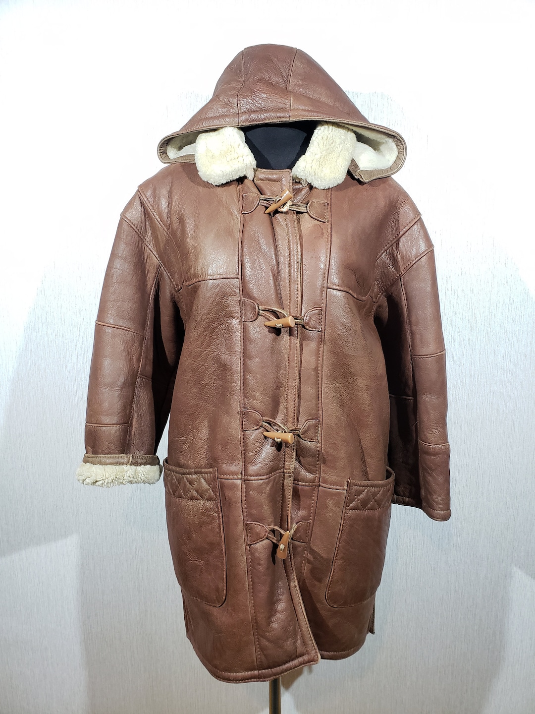 ムートン・ファーコート MOLLIOLLI AHER duffel fur jacket light brown Designer fashion, Seoul-fully created | W Concept