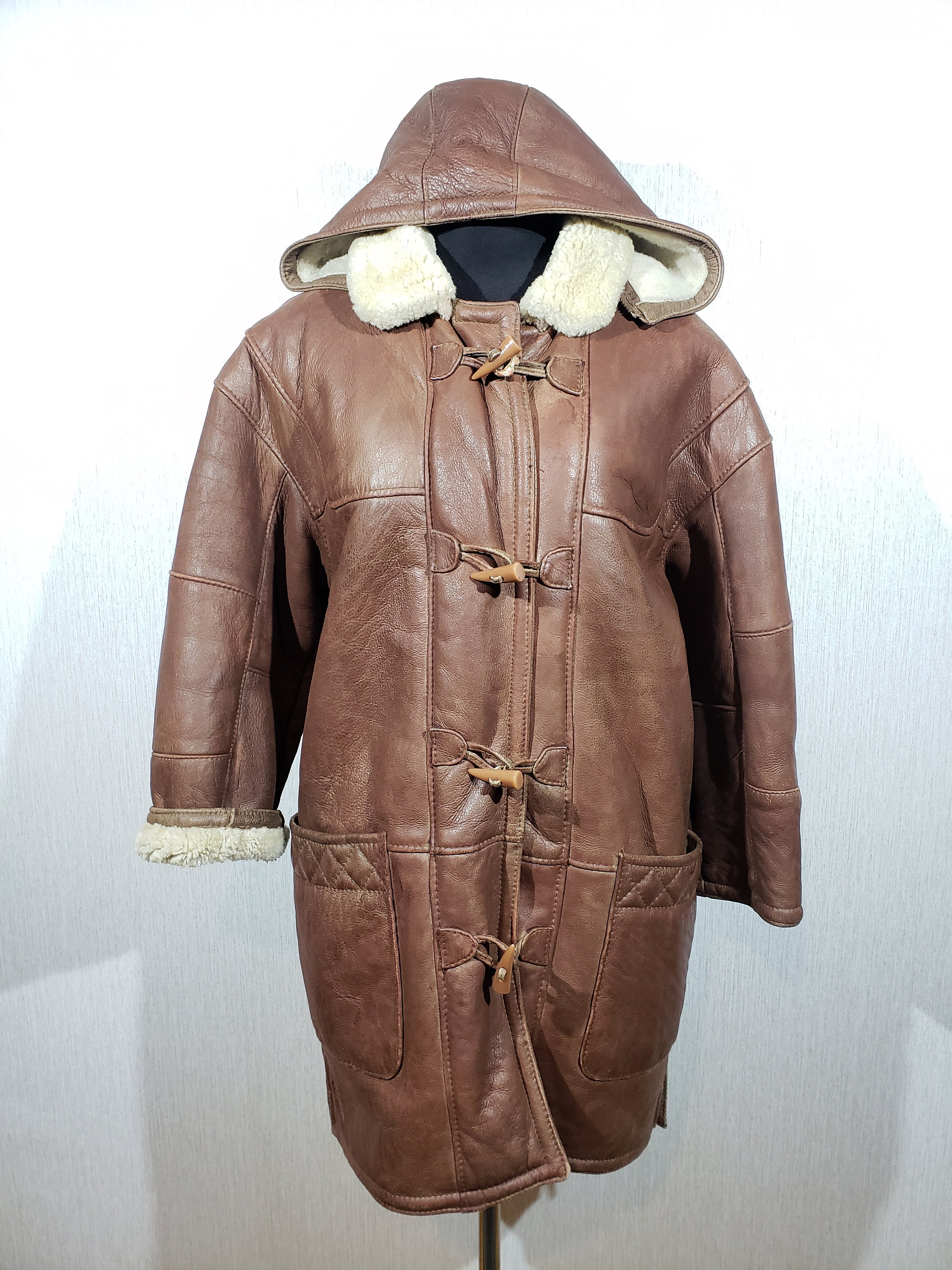 ムートン・ファーコート STAND Women Shearling 61055 915887100 Brown STAND STUDIO(スタンドスタジオ) ムートン・ファーコート