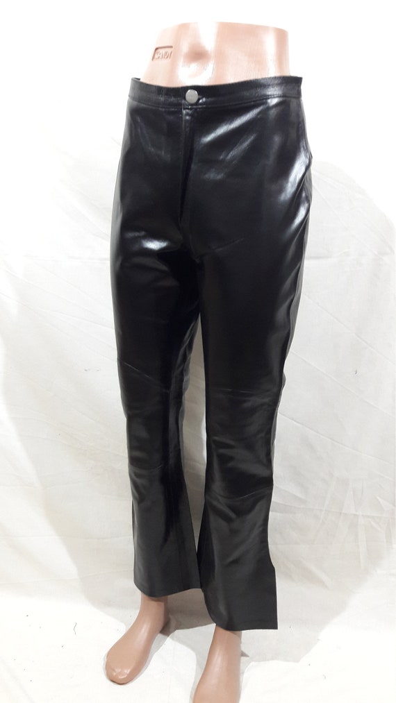 Reliable leather pants for women. Black women's pa