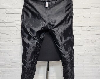 Genuine Leather Lace-up Biker Pants - Women's Black Denim Style - Etsy
