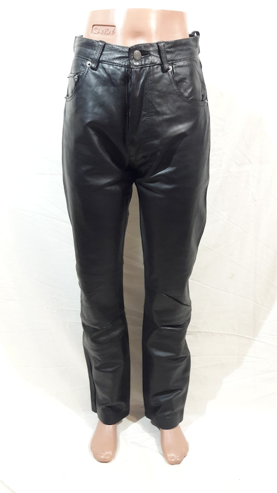 Men's leather pants for bikers and rockers