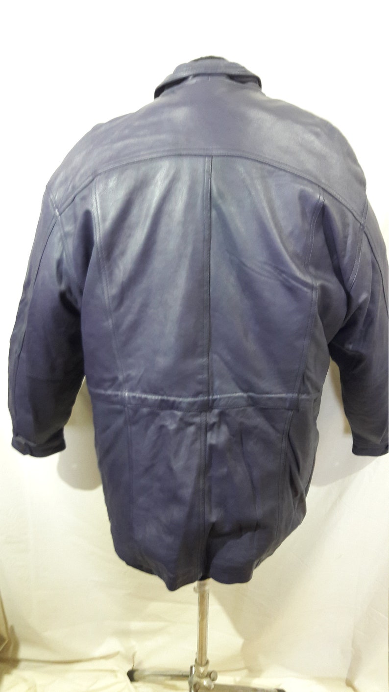 Men's Leather Jacket. Purple Leather Men's Jacket. | Etsy