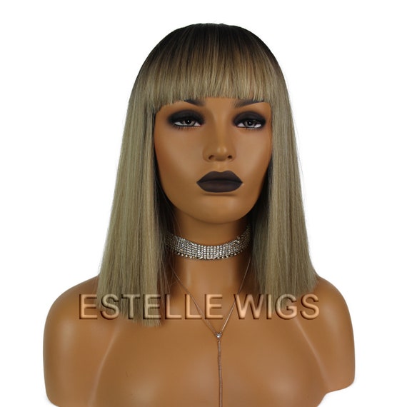 10 Inches Ombre Darkest Brown Dark Blonde Light Blonde Etsy