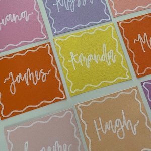 Place Cards -bright Colours - Etsy Australia