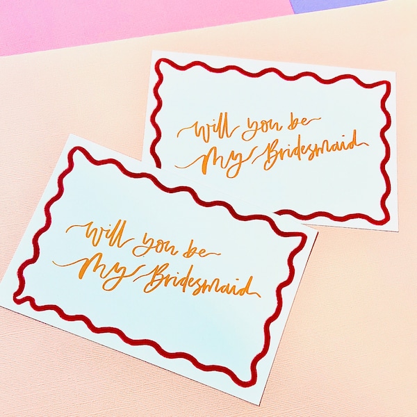 Will You Be My Bridesmaid Cards