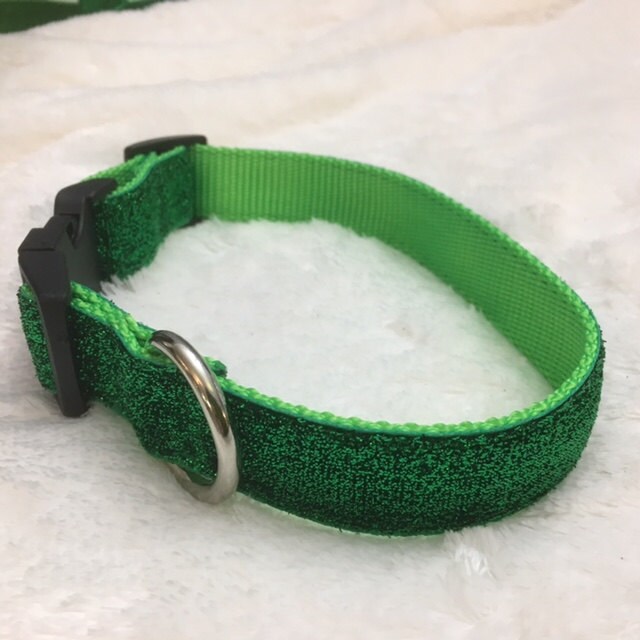 Dog Collar / Emerald Green / Unique Dog Collar / Dog Lover Etsy