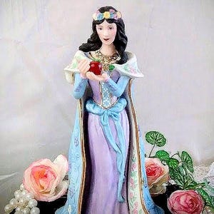 Lenox Prinzessin Schneewittchen / Legendäre Prinzessinnen 1989 Opfergabe / Märchen Prinzessin / Bisquit Porzellan Prinzessin Figur