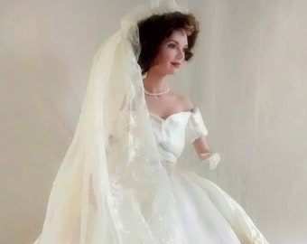 jackie kennedy wedding doll