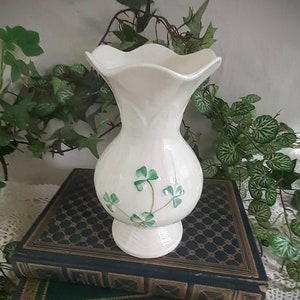 Belleek 6 Inch Connemera Vase Fine Parian China