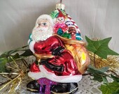 Christopher Radko Santa with Bag of Toys