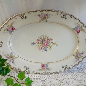 Thomas Ivory 15 Inch Oval Platter Bavaria Germany