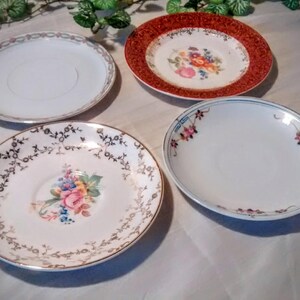 Pires incompatíveis – Conjunto Cottagecore Vintage de 4 com rosas cor de rosa