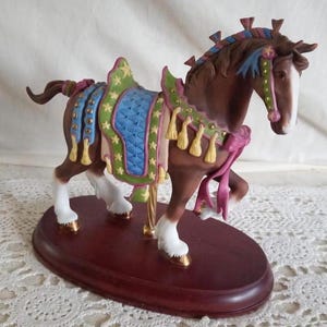 Budweiser Clydesdale Figurine - Etsy