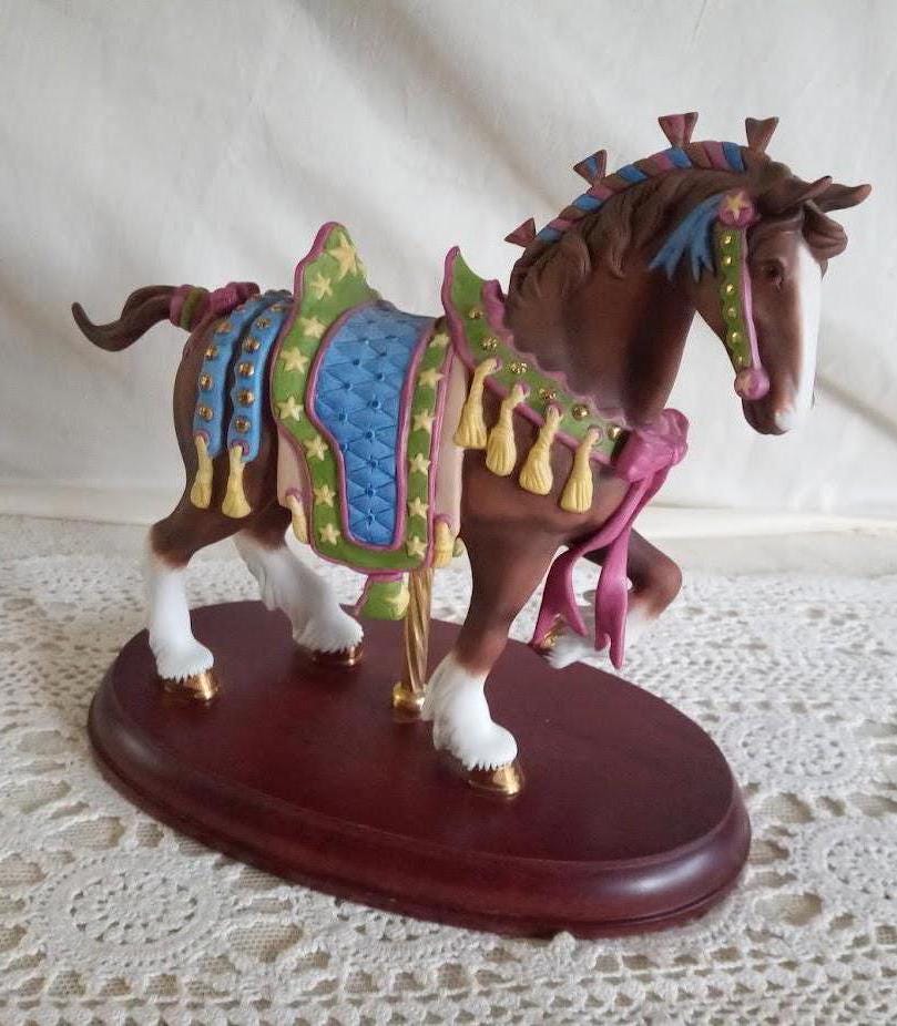 Budweiser Clydesdale Figurine - Etsy
