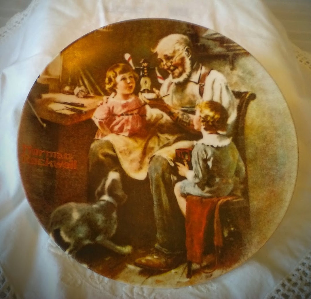 The Toy Maker, Norman Rockwell, Collectors Plate, Limited Edition