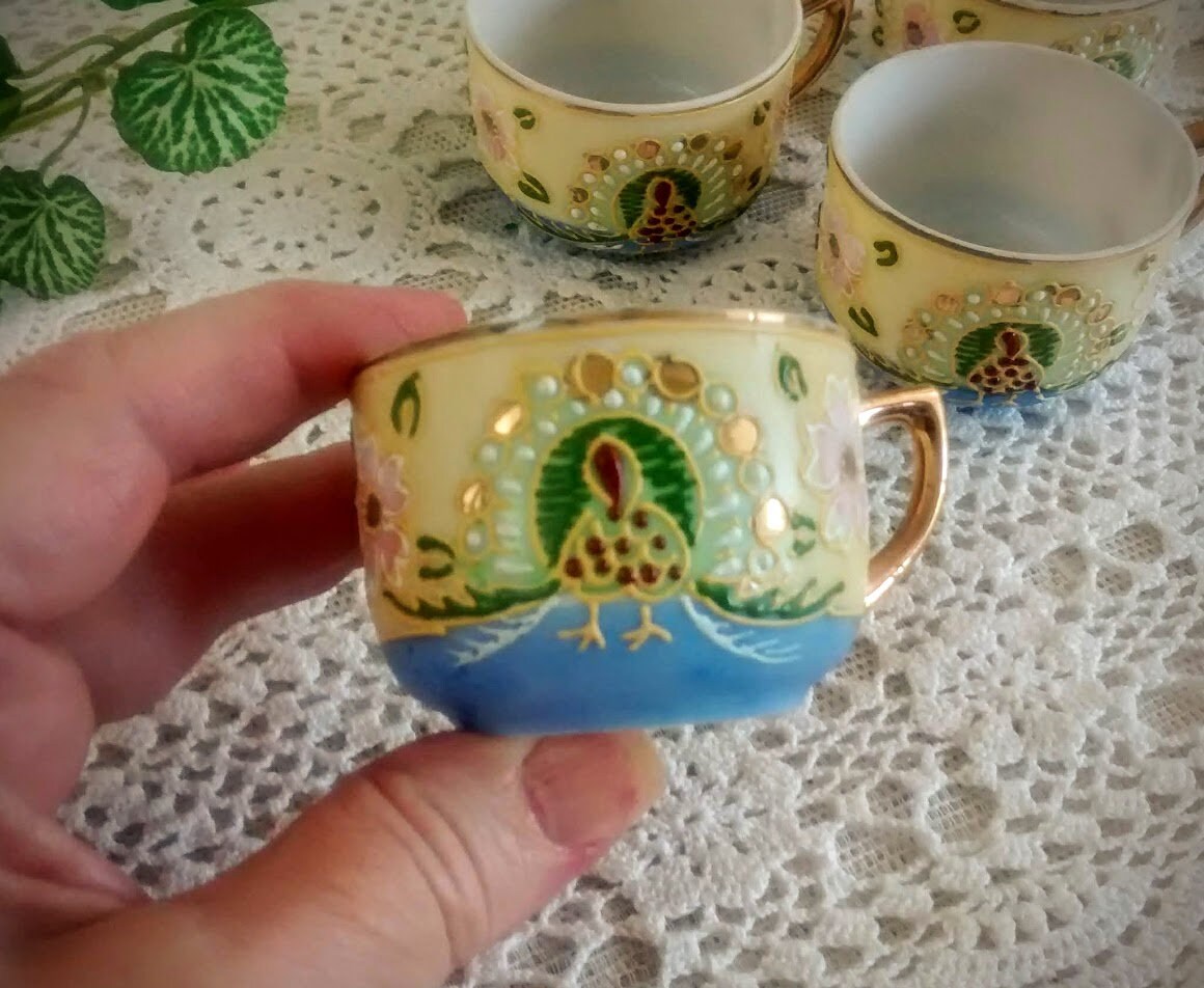 Occupied Japan Peacock - Etsy