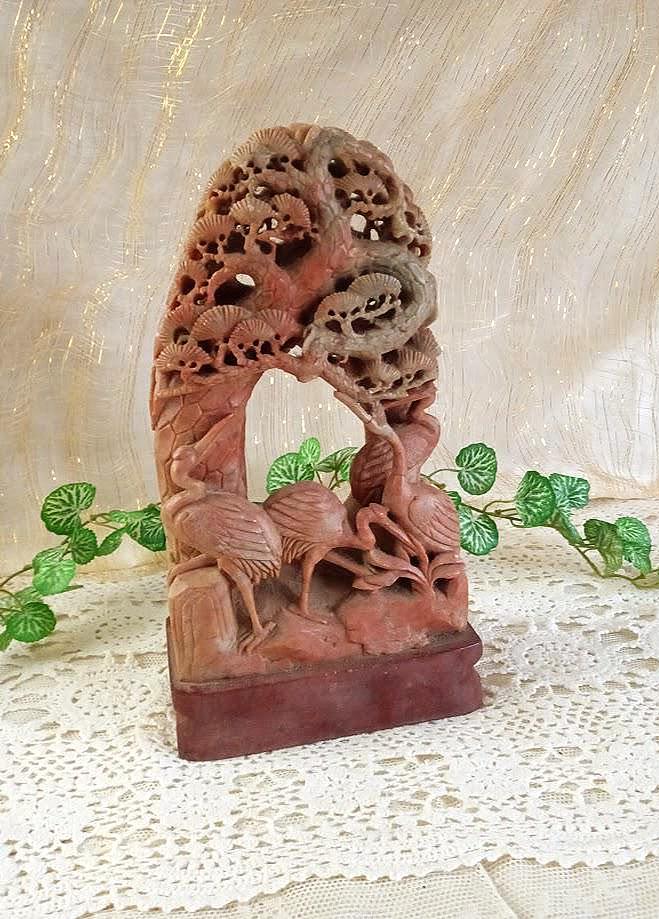 Vintage Soapstone Carving - Etsy