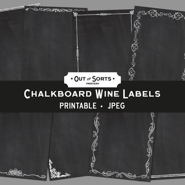 Chalkboard Wine - Etsy
