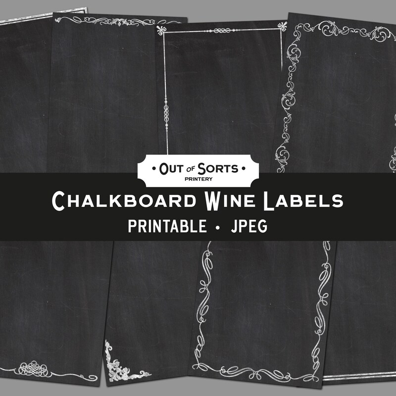 Chalkboard Wine - Etsy