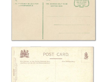Vintage Postcard Reverse Template. Graphic by norsob · Creative