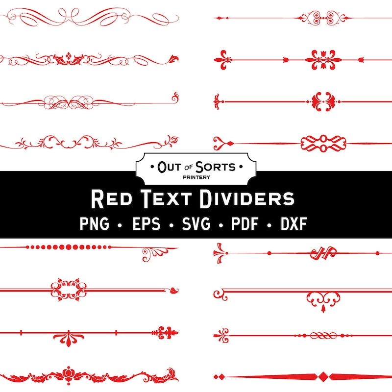 Clipart Dividers - Etsy