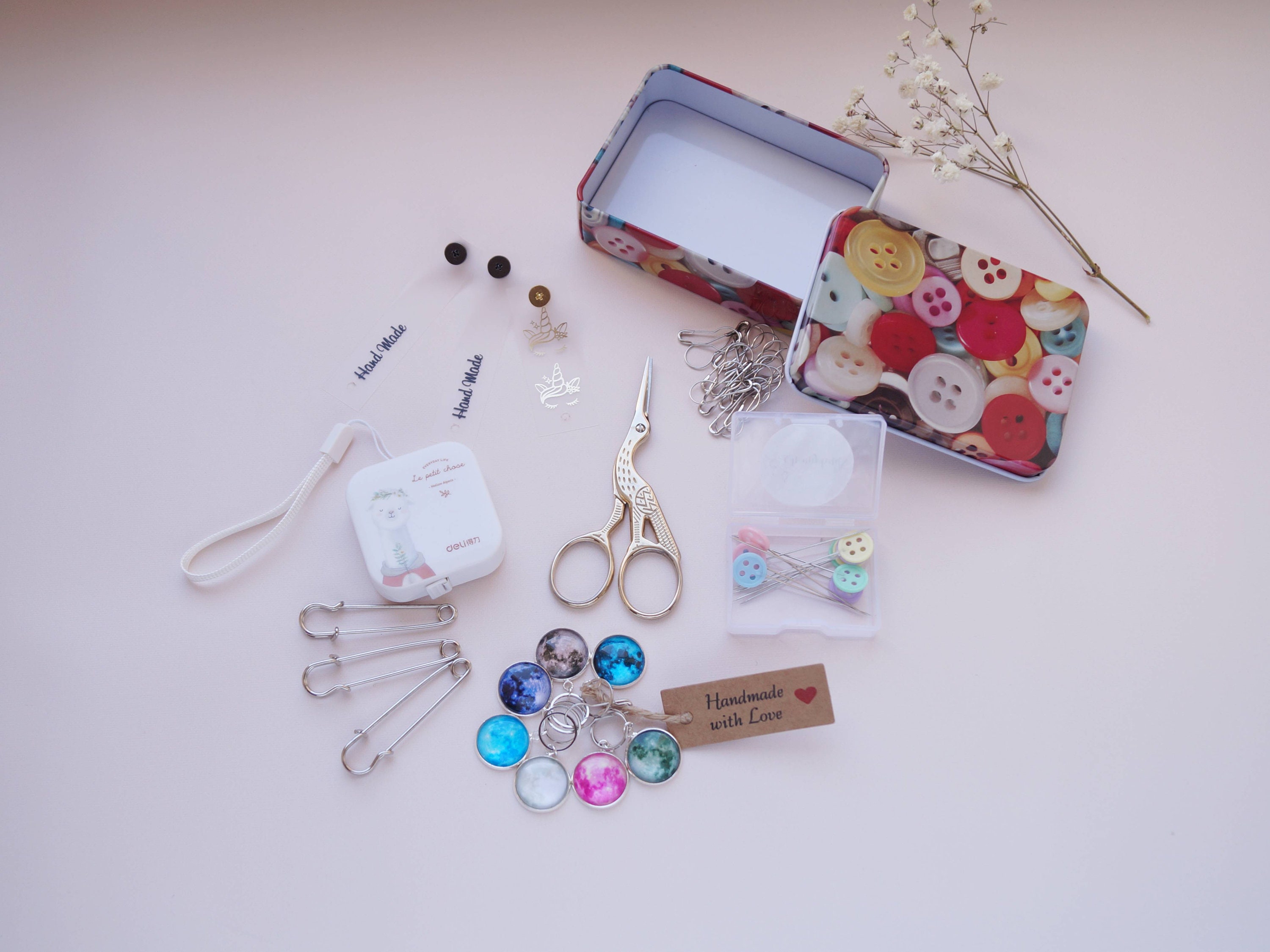 Home diy knitting tools set crochet hook stitch weave accessories