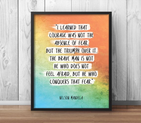 Nelson Mandela Citation Affiche Ecole Etude Impression Etsy Nelson Mandela Citation Affiche Ecole Etude Impression Etsy