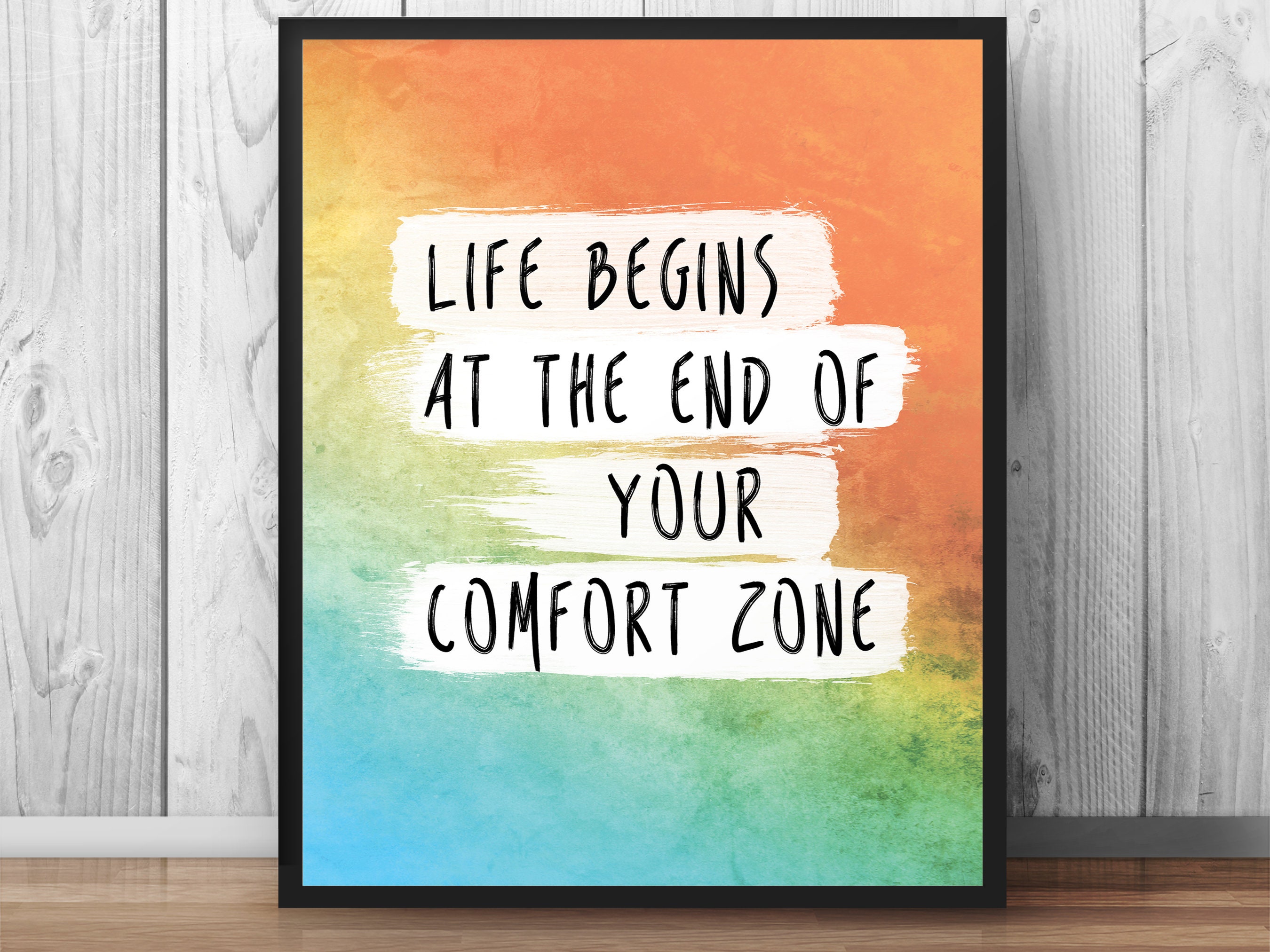 Life Begins At The End Of Your Comfort Zone Bedeutung