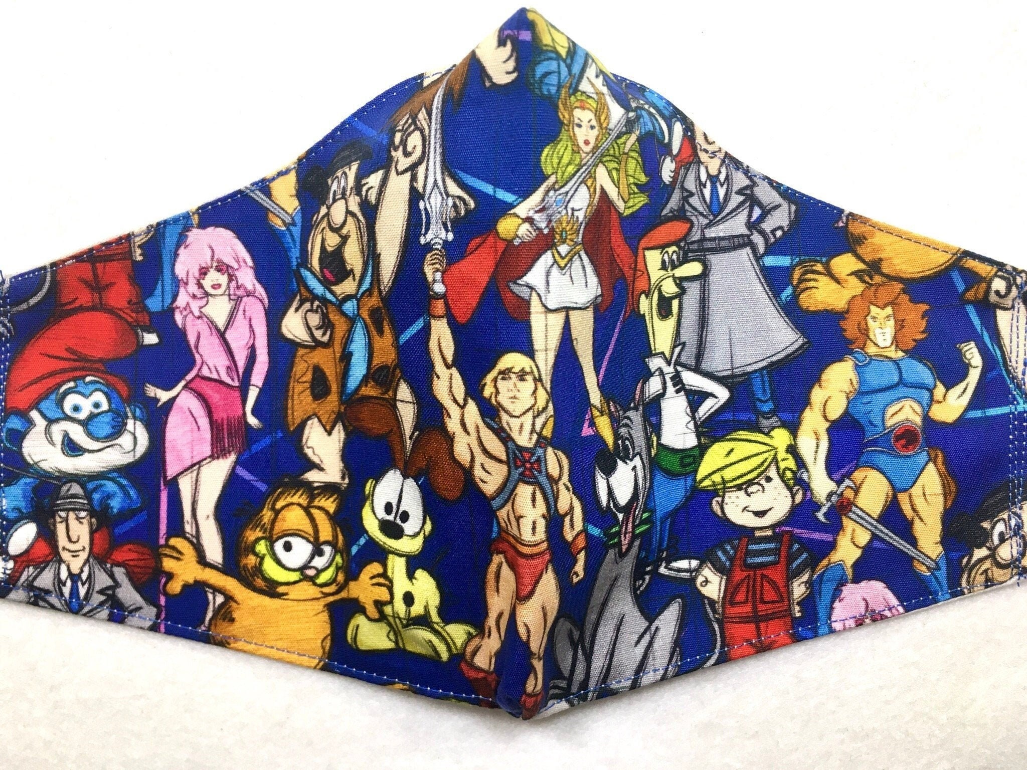 1980's Cartoon Mask He-man She-ra Jem Lion-o George - Etsy 1980's Cartoon Mask He-man She-ra Jem Lion-o George - Etsy