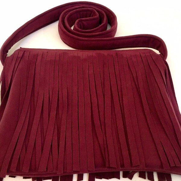 Faux Suede Purse Etsy