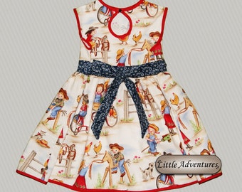 Girls Western Dress Etsy