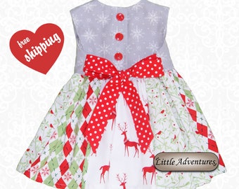 Baby christmas dress | Etsy
