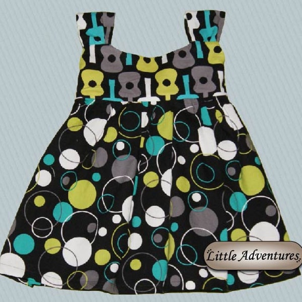 Guitar Dress (Baby, Toddler, & Girl Sizes)