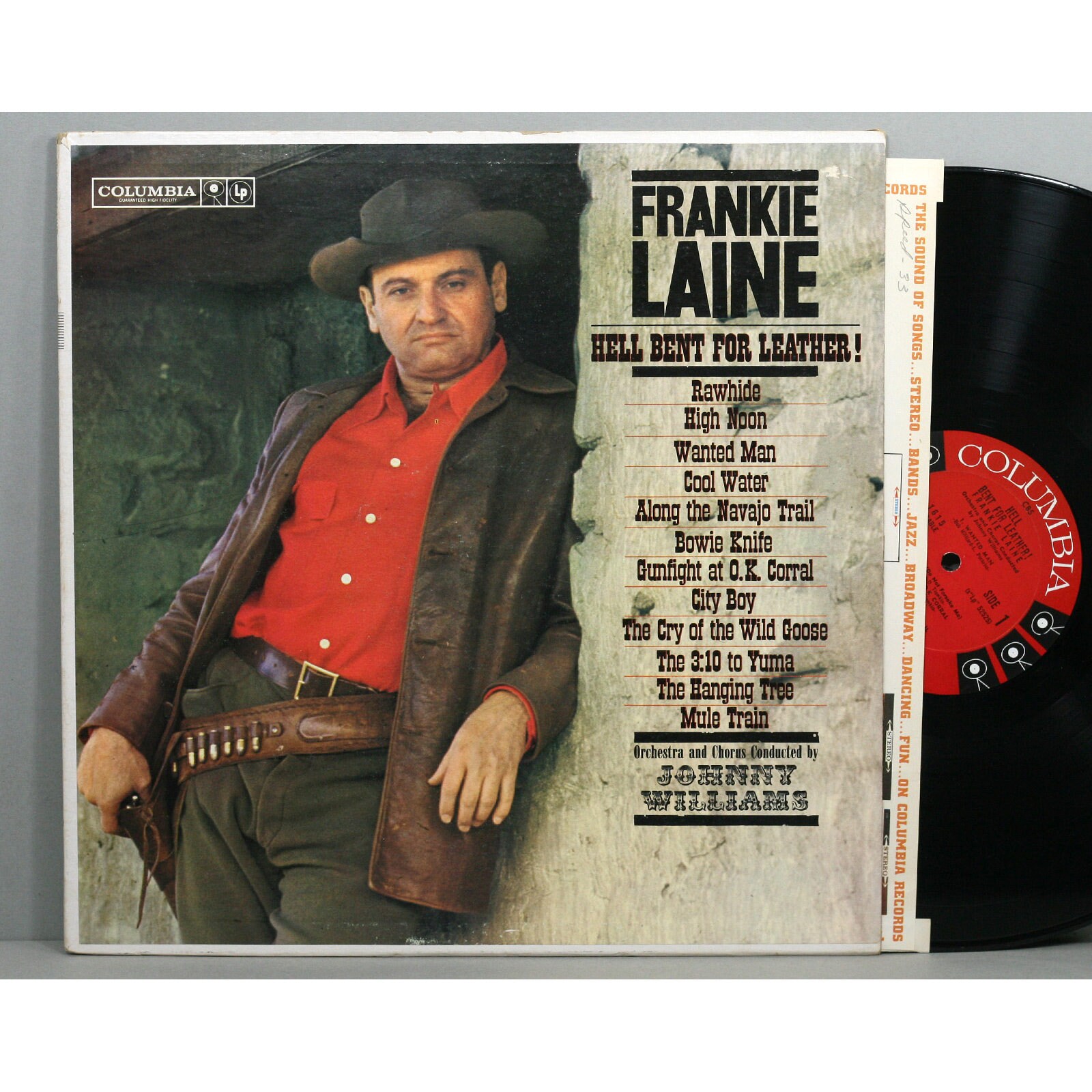 Frankie Laine - Hell Bent for Leather! - Vintage Vinyl LP Record