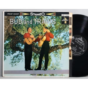 Bud And Travis - Self-Titled Debut - Vintage Vinyl LP Record Album 1959 Liberty Records