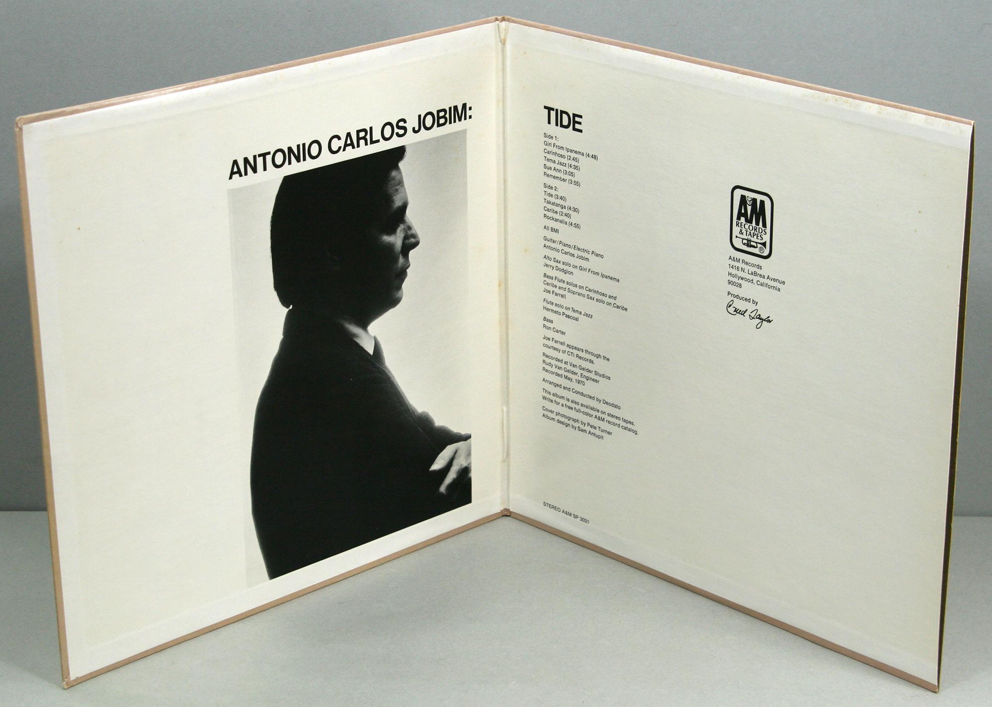 Antonio Carlos Jobim - Tide - Vintage Vinyl LP Record Album Bossa