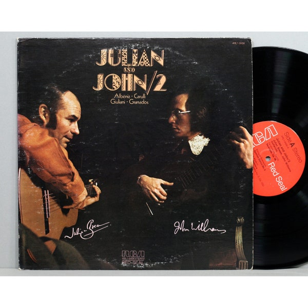 Julian Bream, John Williams - Julian And John / 2 - Vintage Vinyl LP Record Album 1974 Classical Guitar Duets EXC Vinyl