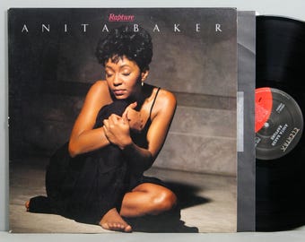 Anita Baker - Rapture - Vintage Vinyl LP Record Album 1986 With Lyric Inner Sleeve - Nice Copy!