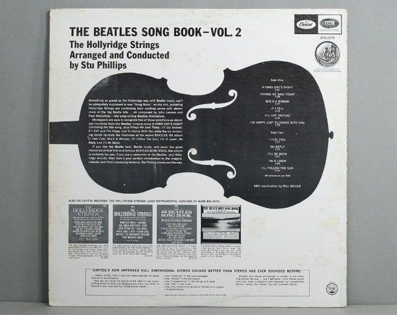 The Hollyridge Strings - the Beatles Song Book Vol 2 - Vintage