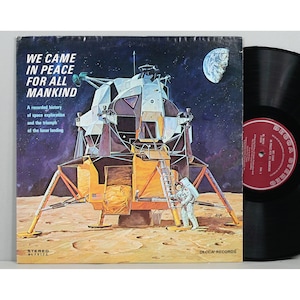 Moon Landing Record - Etsy