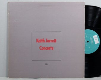 Keith Jarrett - Concerts - Vintage Vinyl LP Record Album 1982 ECM Solo Piano